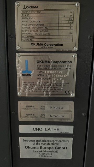 Okuma LB 3000 EX II - soustruh CNC - 2