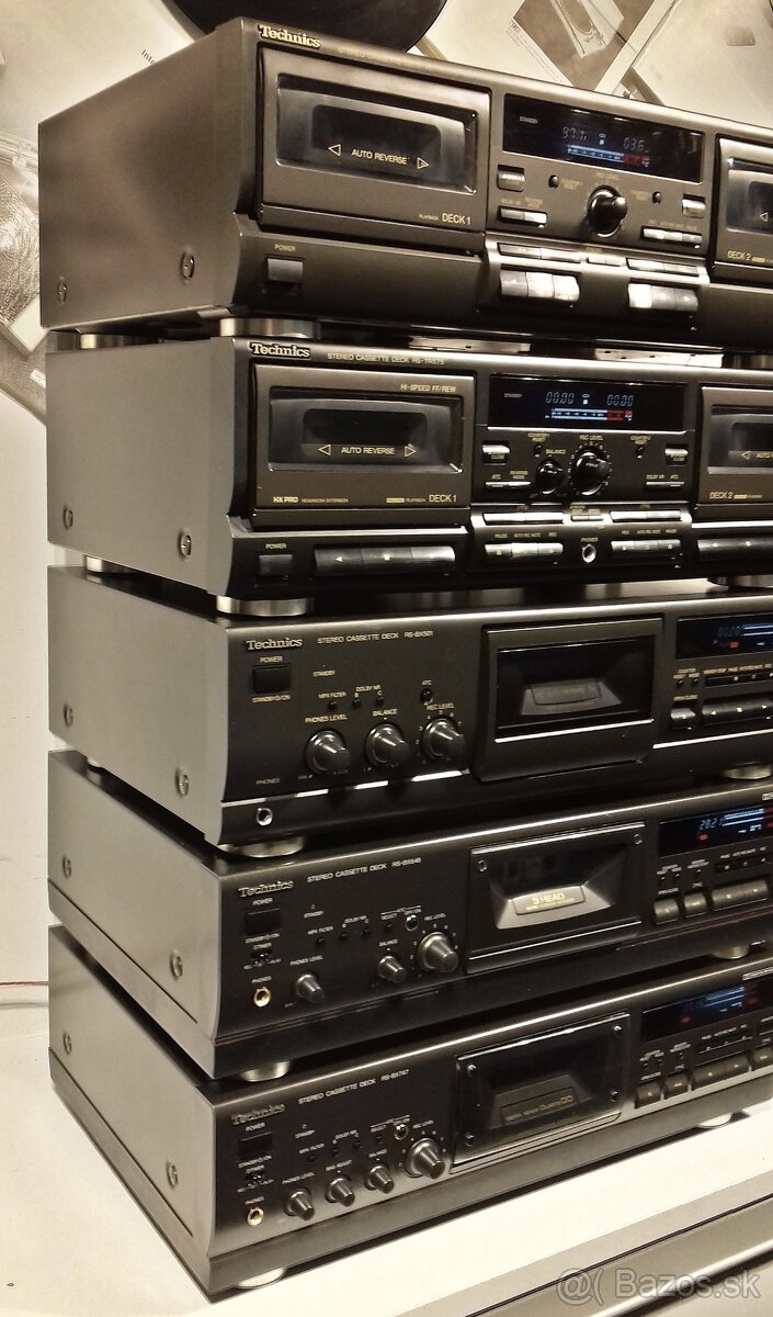 SERIA 5x tape deck TECHNICS, dolby system B,C, HX PRO = Ka2 - 2