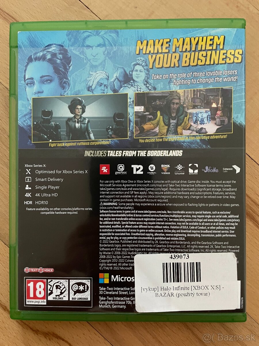 NEW TALES FROM BORDERLANDS - SERIES X / ONE - 2