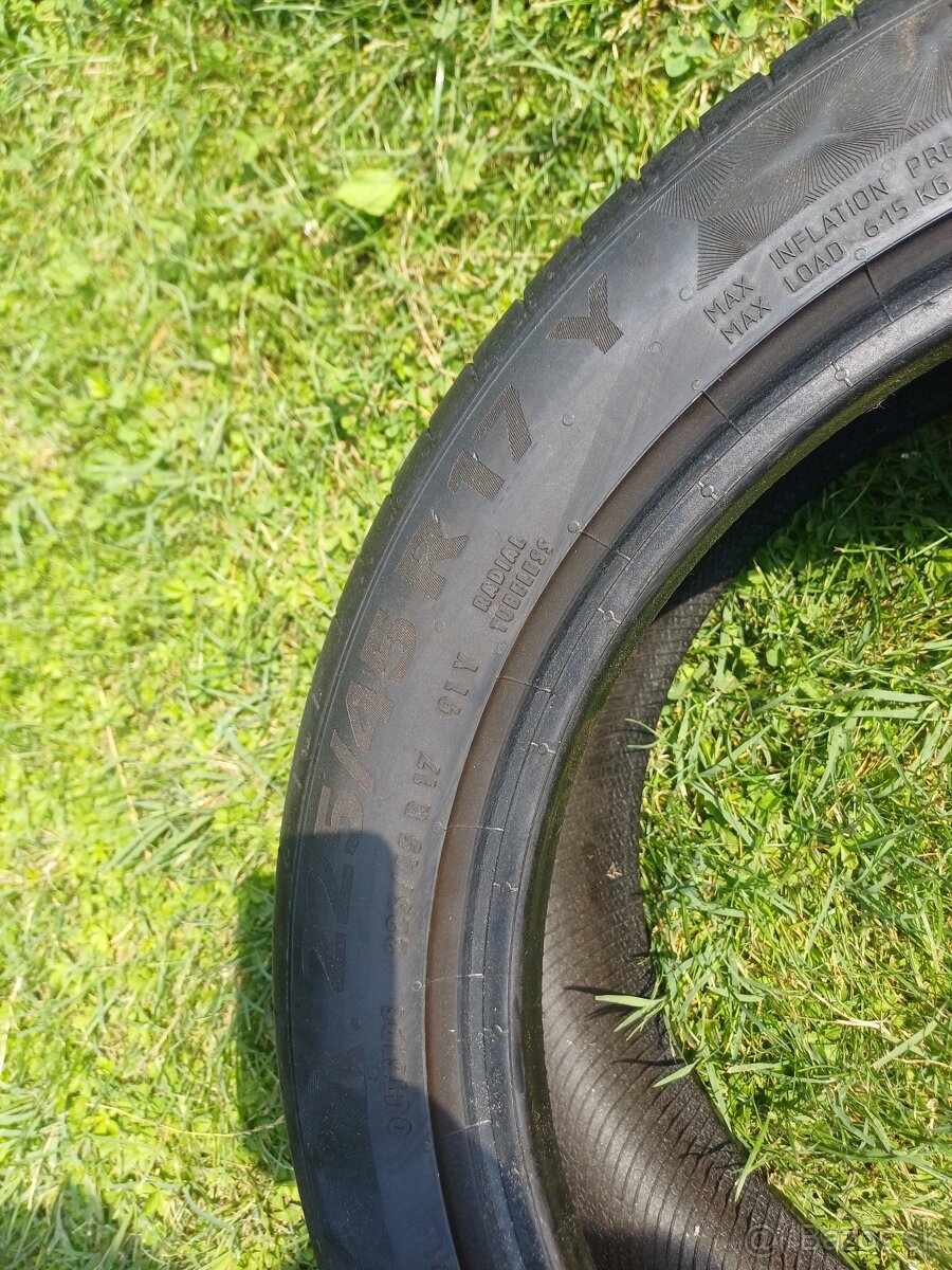 225/45 r17 letné pneumatiky,Continental - 2