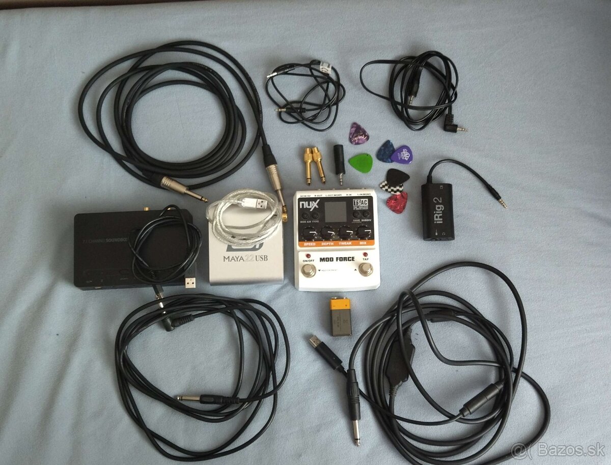 Elektrická Gitara + Zosilovač a doplnky - 2