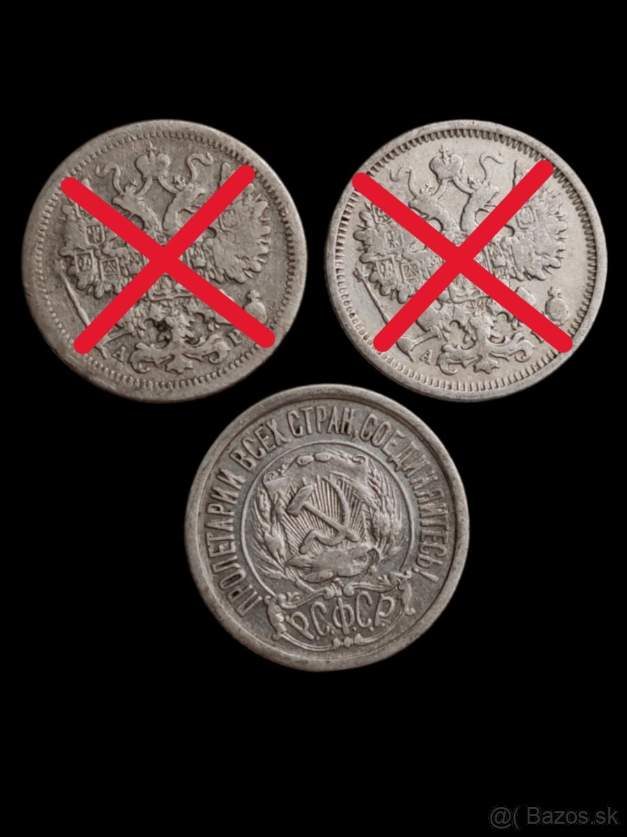 Strieborné 15 Kopejky - Rusko - 2