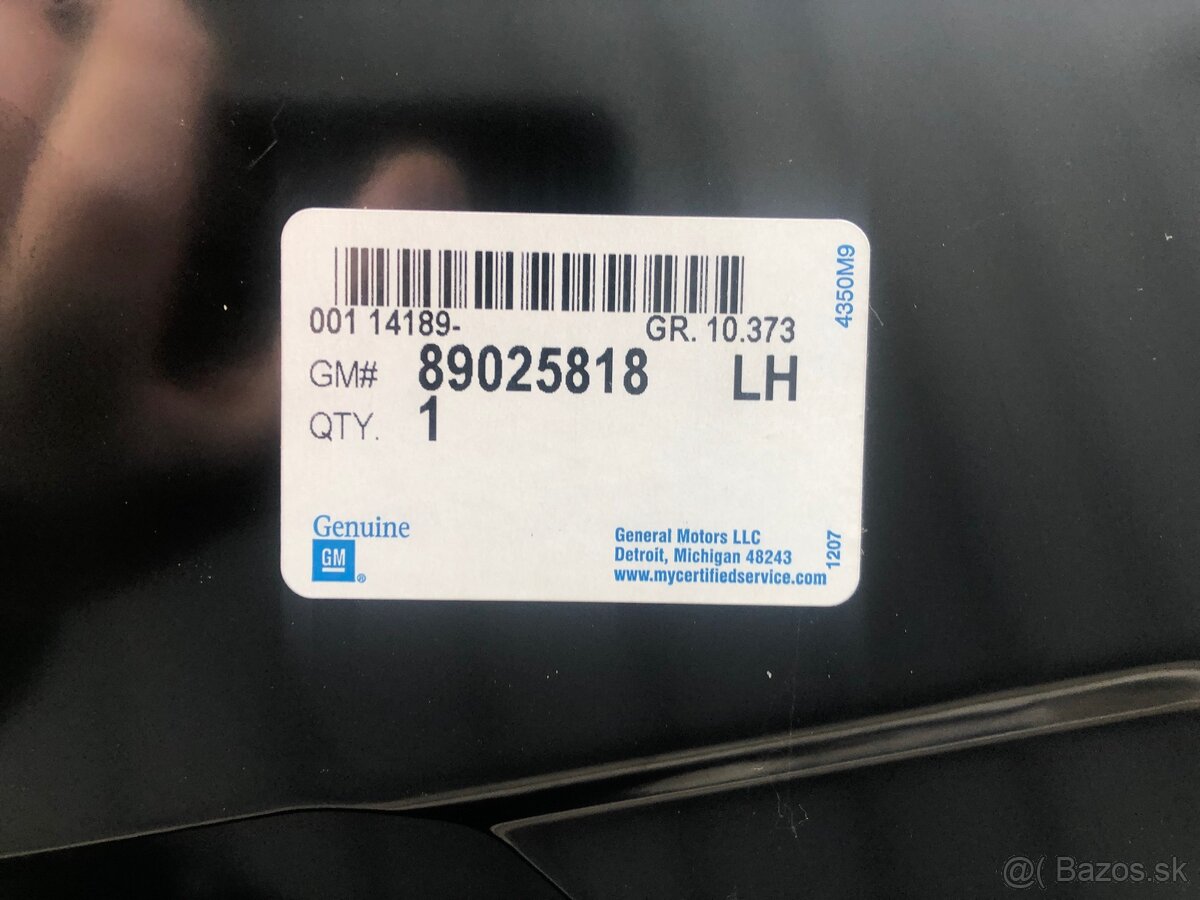 ĽAVÉ ZADNÉ DVERE CADILLAC SRX - 2