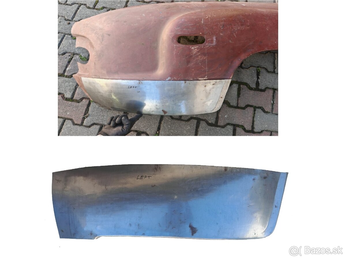 Spodní část mezi předním blatníkem a maskou Tatra 603 - 2