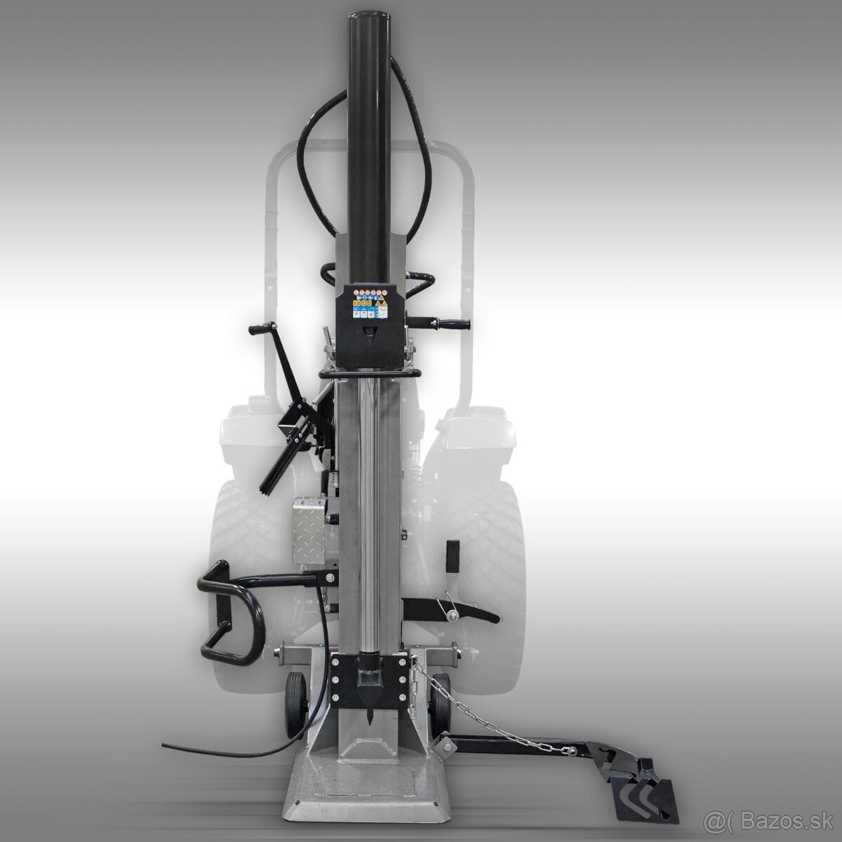 Štiepačka dreva Jansen TS-30K, 30 t kombi (PTO + elektrika), - 2