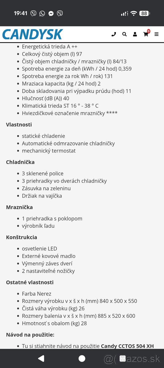 Candy chladnička - 2