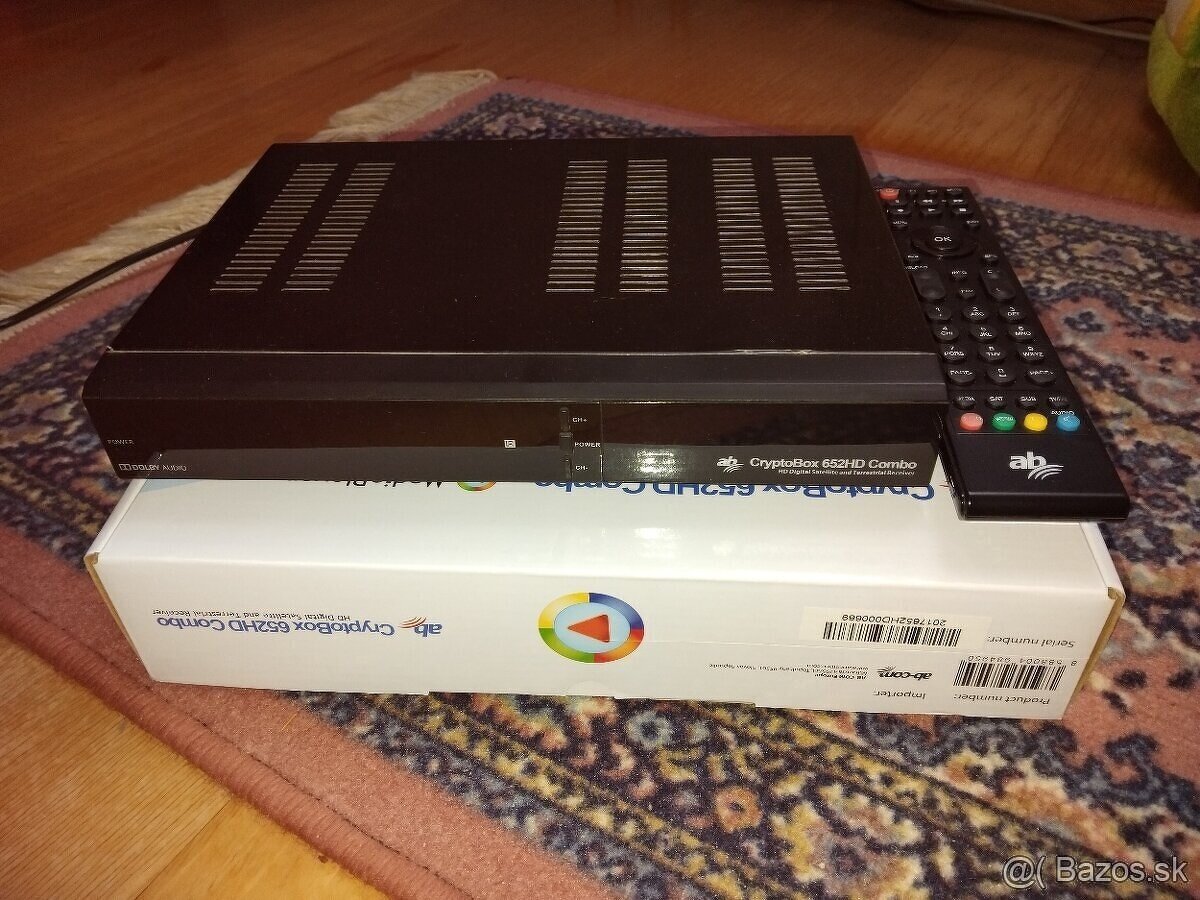ab cryptobox 652 hd combo+antena zadarmo - 2