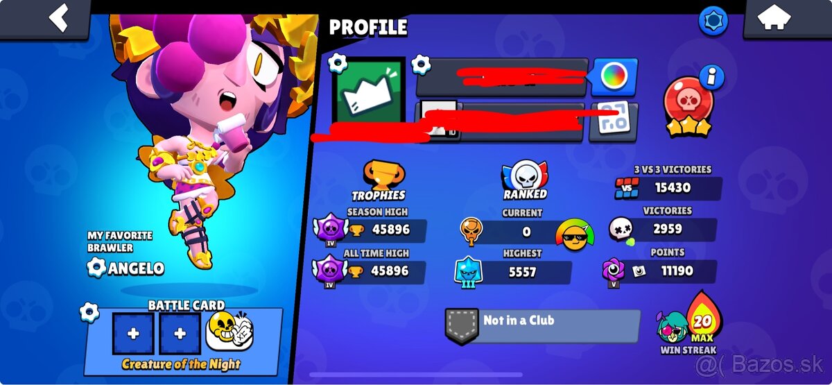 Brawl Stars učet - 2