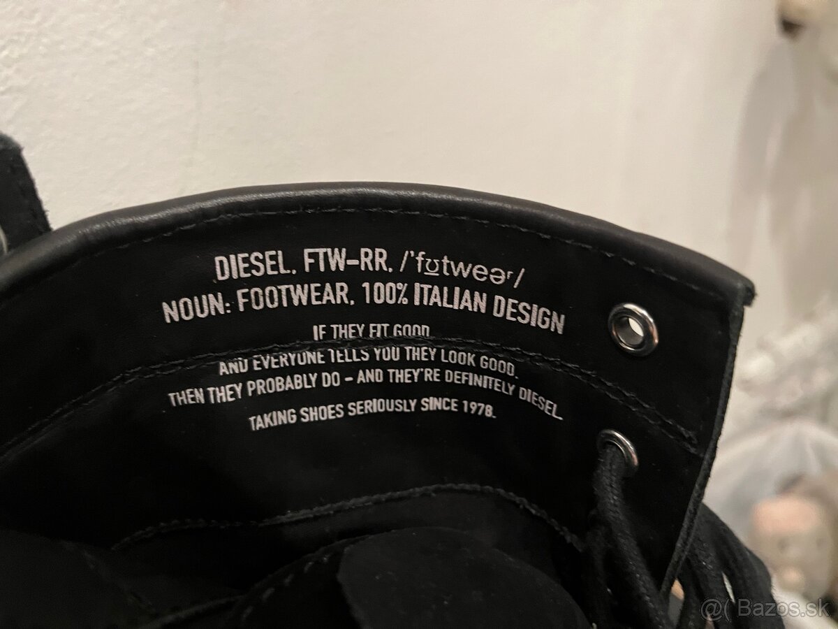 Diesel cizmy novè - 2