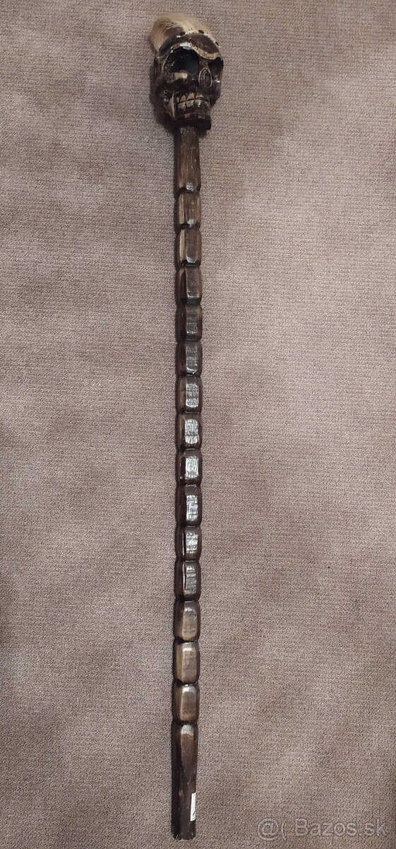 Drevená dekorácia lebka - 2