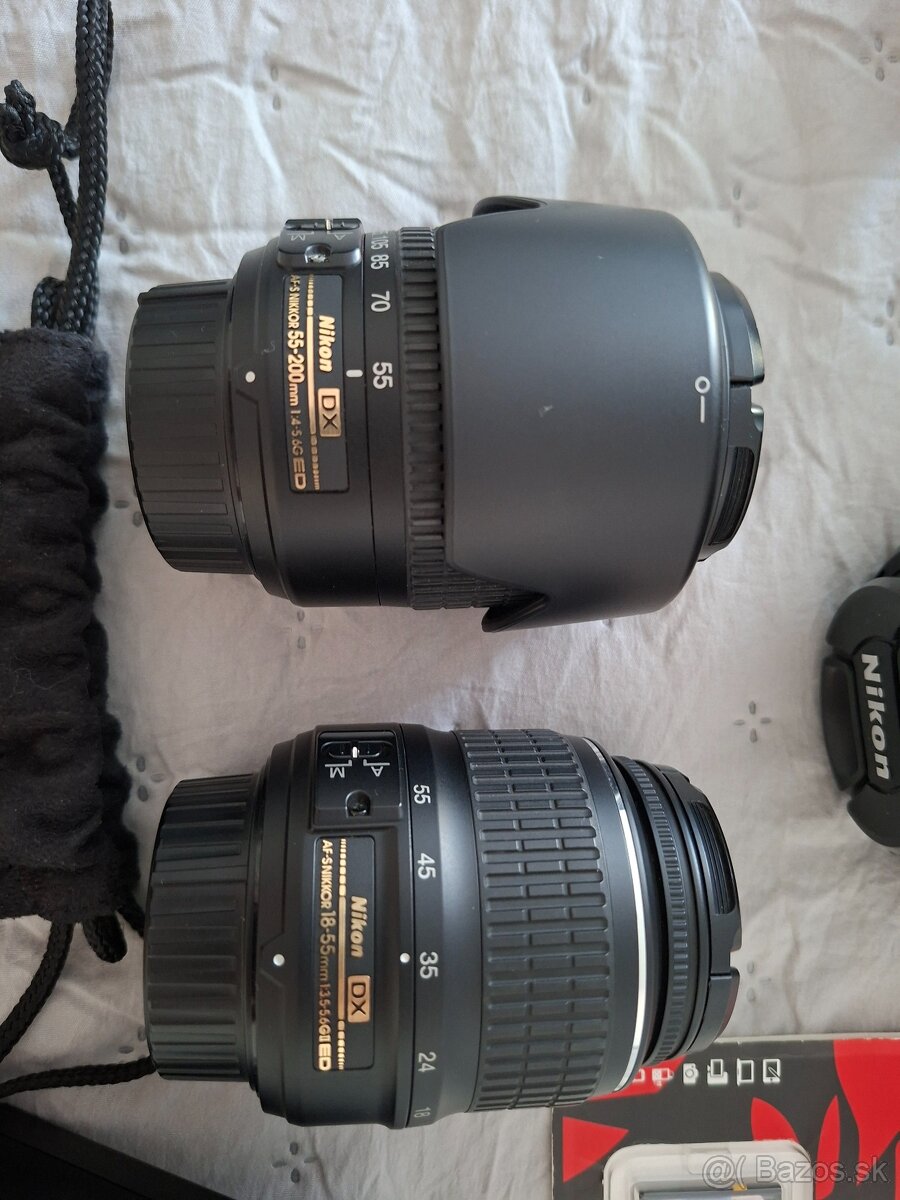 Nikon d3100 s príslušenstvom - 2