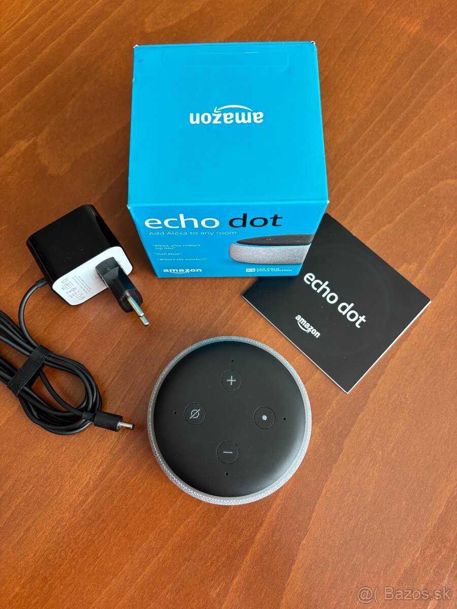 Amazon Echo Dot 3 bielo-sivá farba - 2