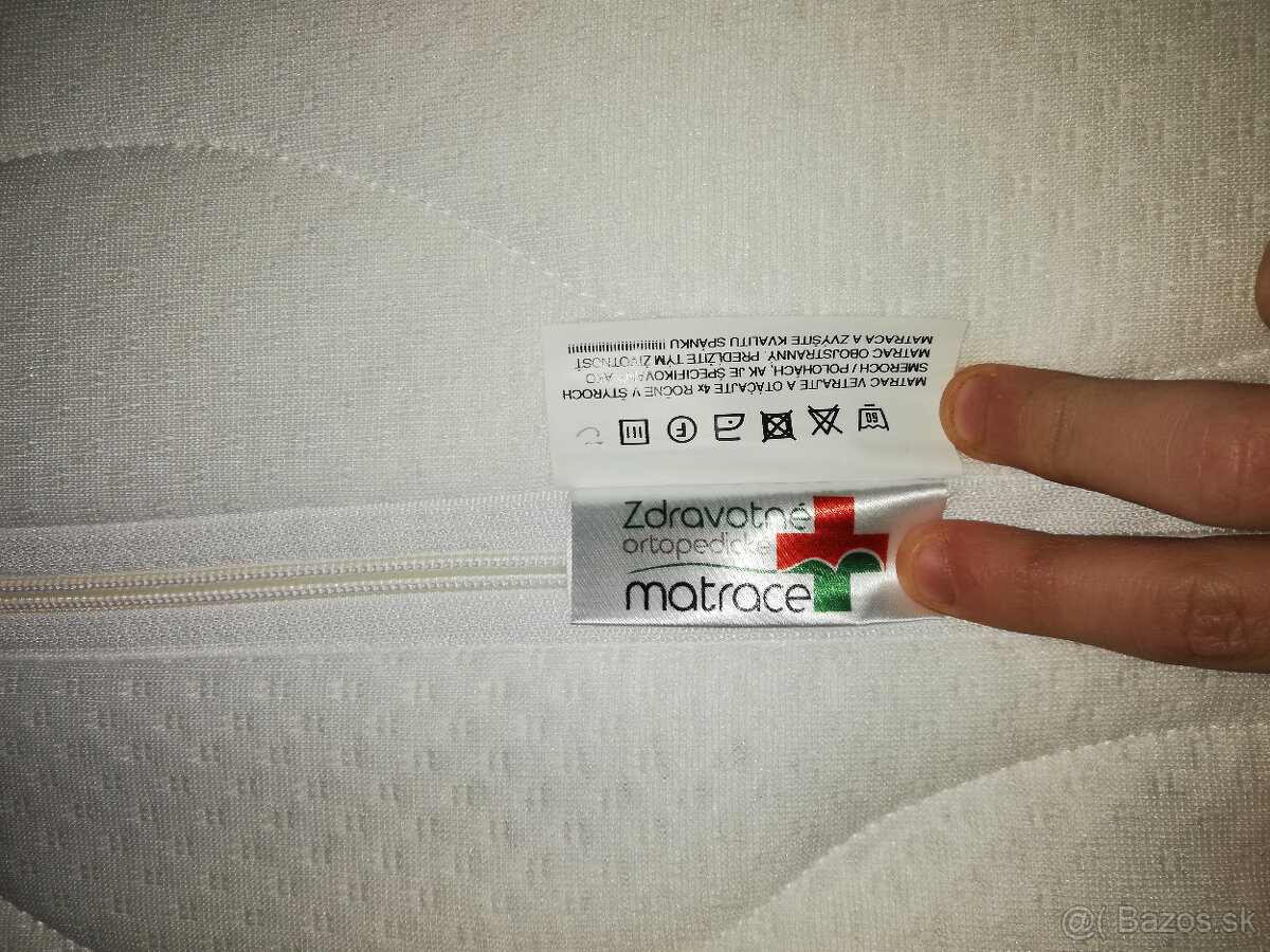 Predám zdravotný ortopedický matrac 80×200 cm - 2