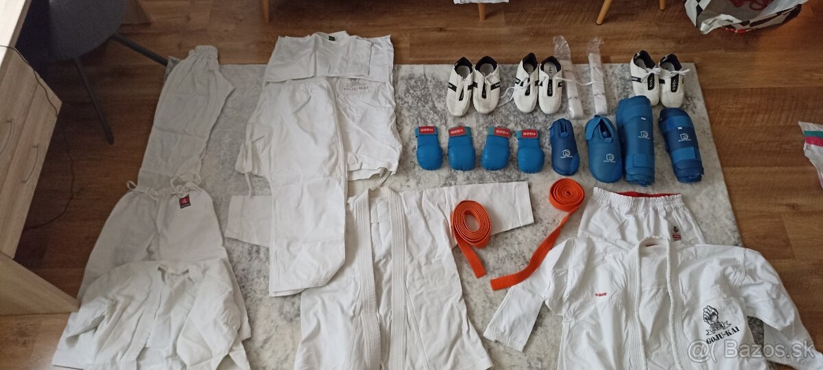 Kimono,chrániče,karate obuv - 2