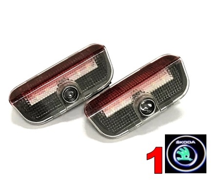 Predám VW, Skoda, Bmw, Audi led logo projektor - 2