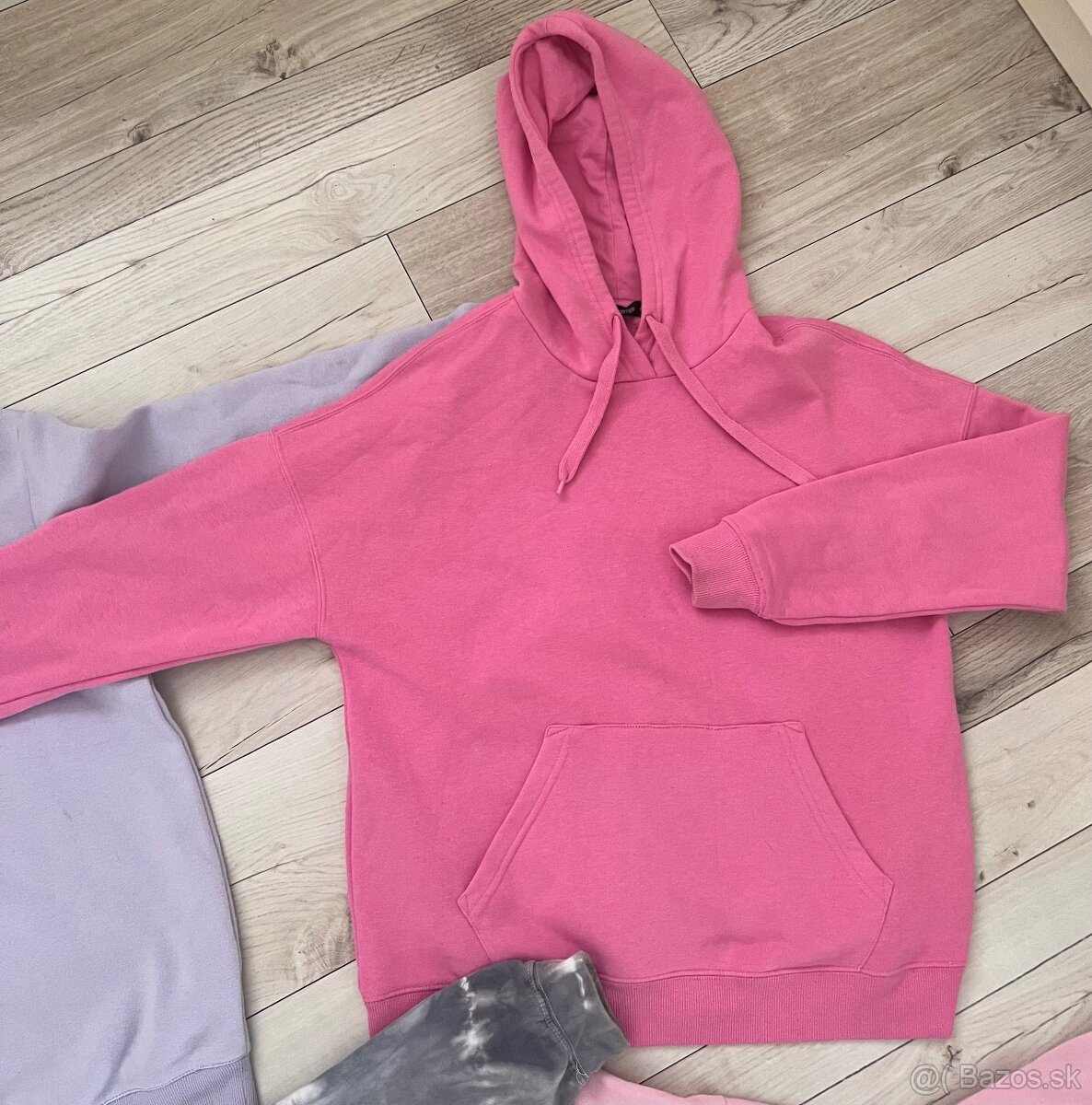 4ks dámske oversize mikiny S - 2