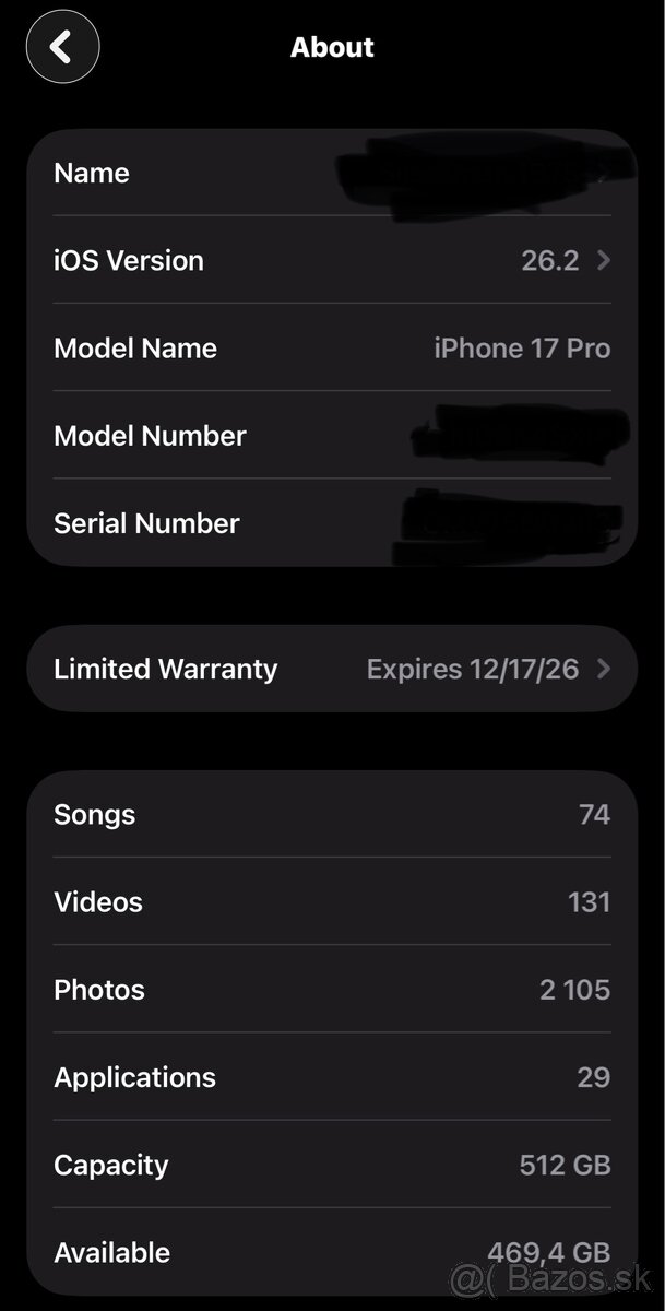 iPhone 17pro 512gb Silver /Vymena - 2