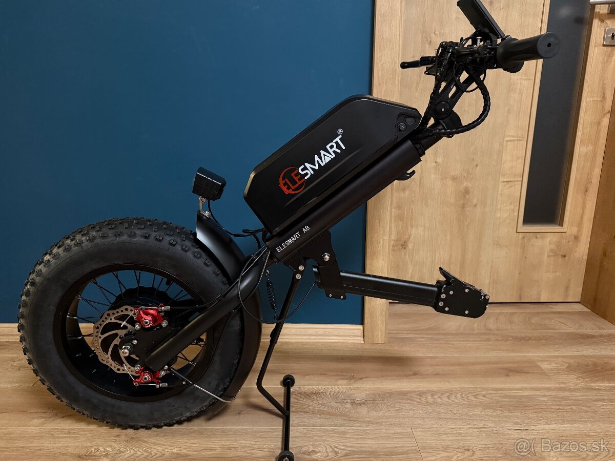 Prídavný elektrický pohon na invalidný vozík - 2