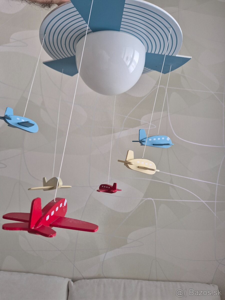 Detský luster - lietadlá - 2