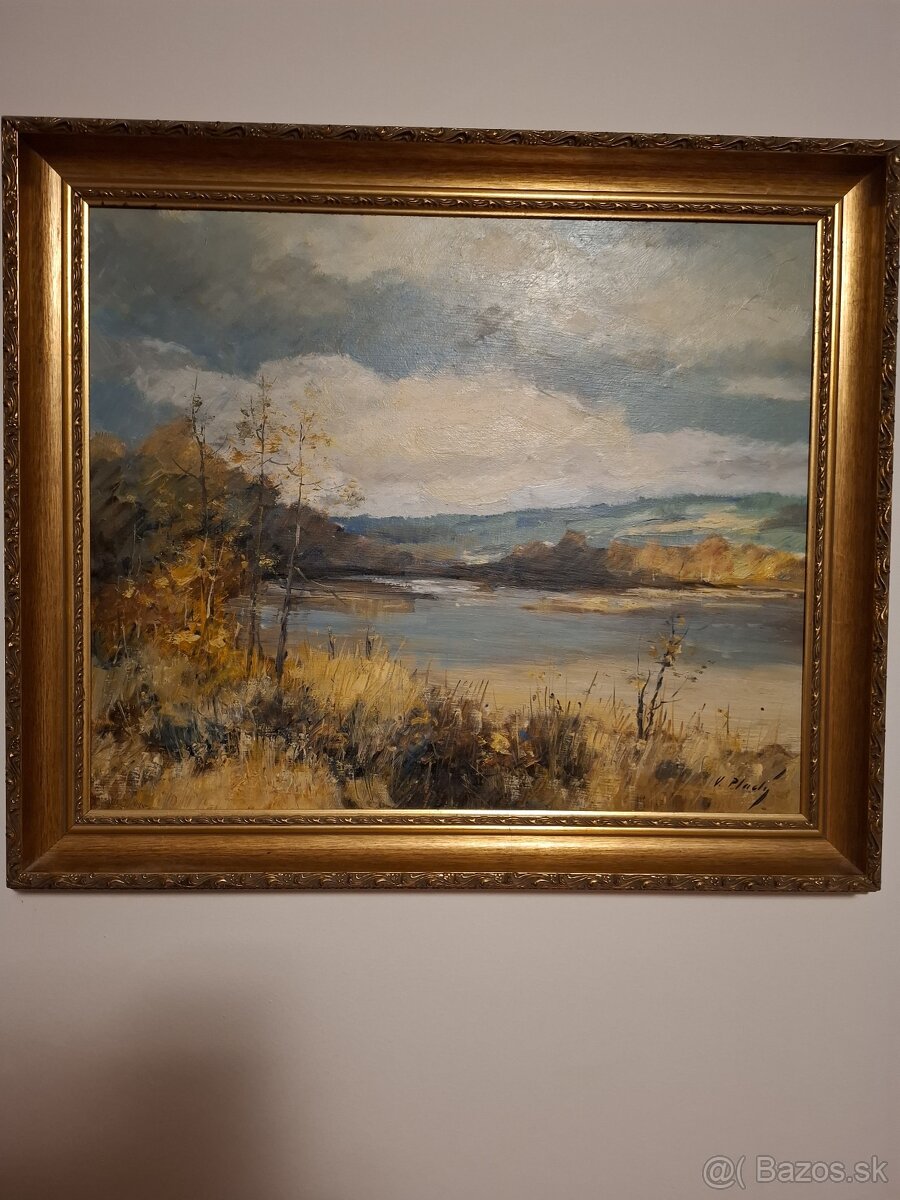 Obraz - Vladimir Plachy - original s ramom - 2