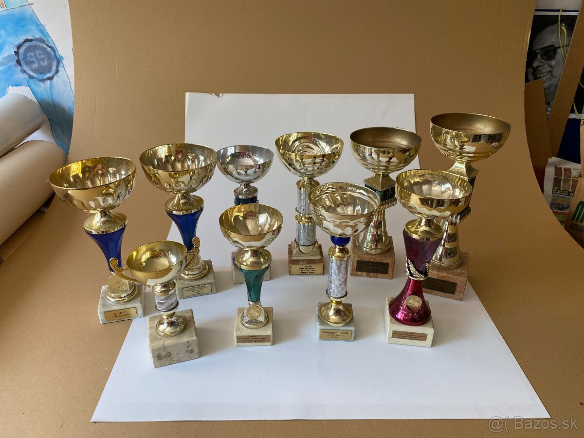 Športové poháre. - 2