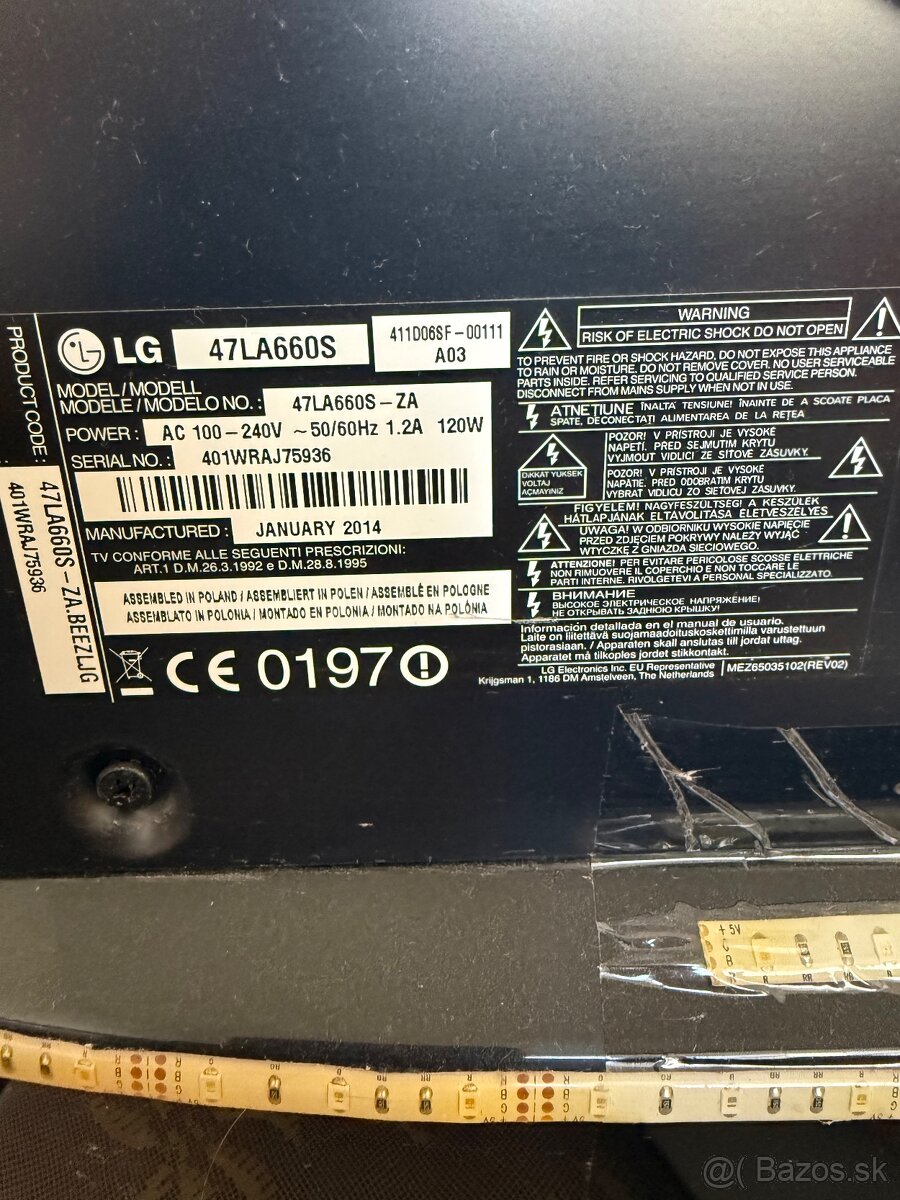 Televízor LG 47LA660 3D - 2