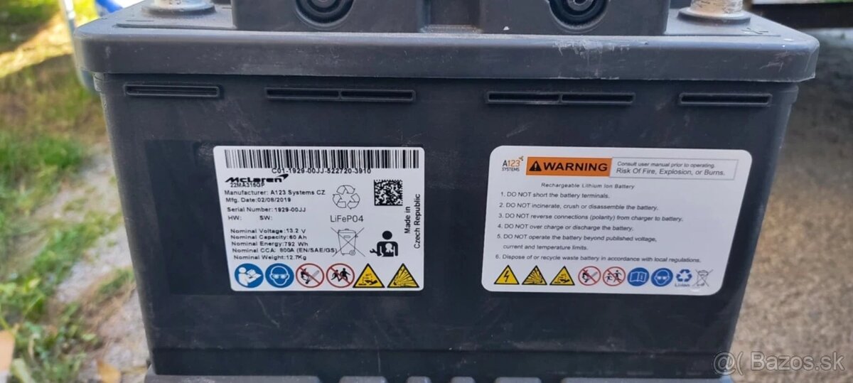 McLaren 22MA315GP Battery LiFePO4 - 2