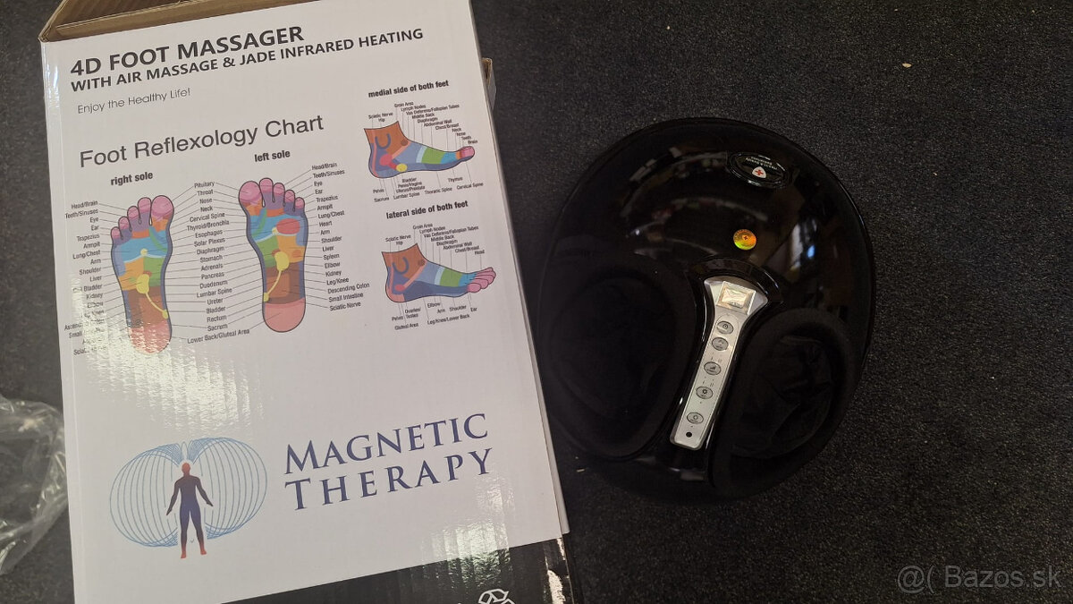 SHIATSU-vzduchovy masážny prístroj na nohy s infra magnetmi - 2