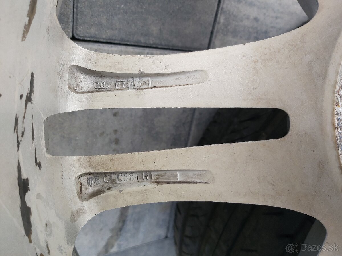 Hlinikové disky s letnými gumami WV Sharan/Alhambra - 2