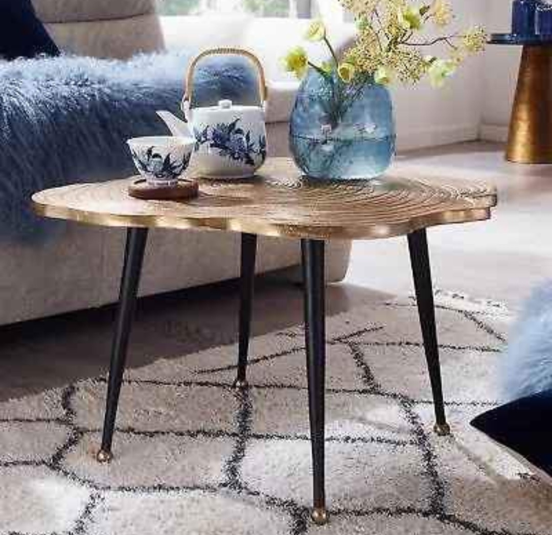 Konferenčný stolík zlatý - 2