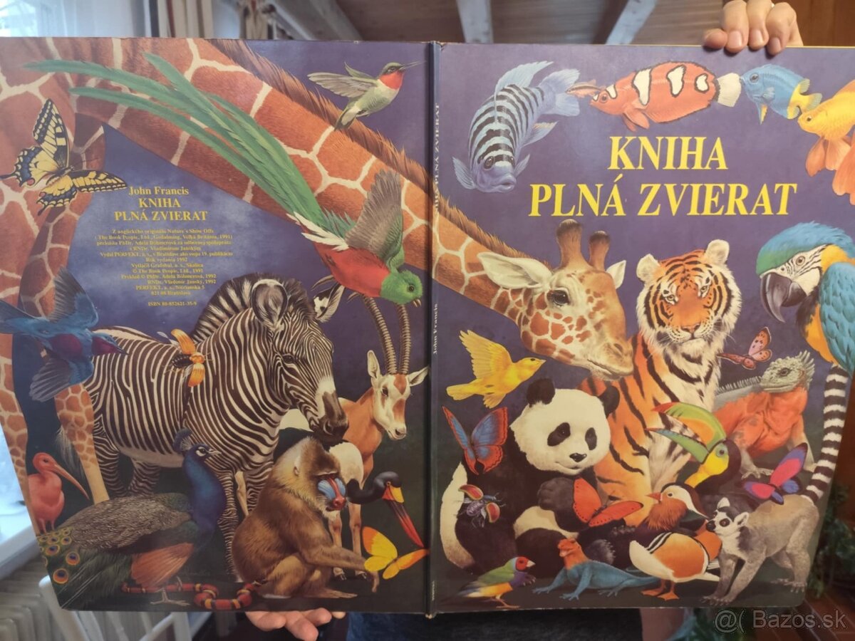Predám krásnu raritnú obrovskú knihu KNIHA PLNÁ ZVIERAT - 2