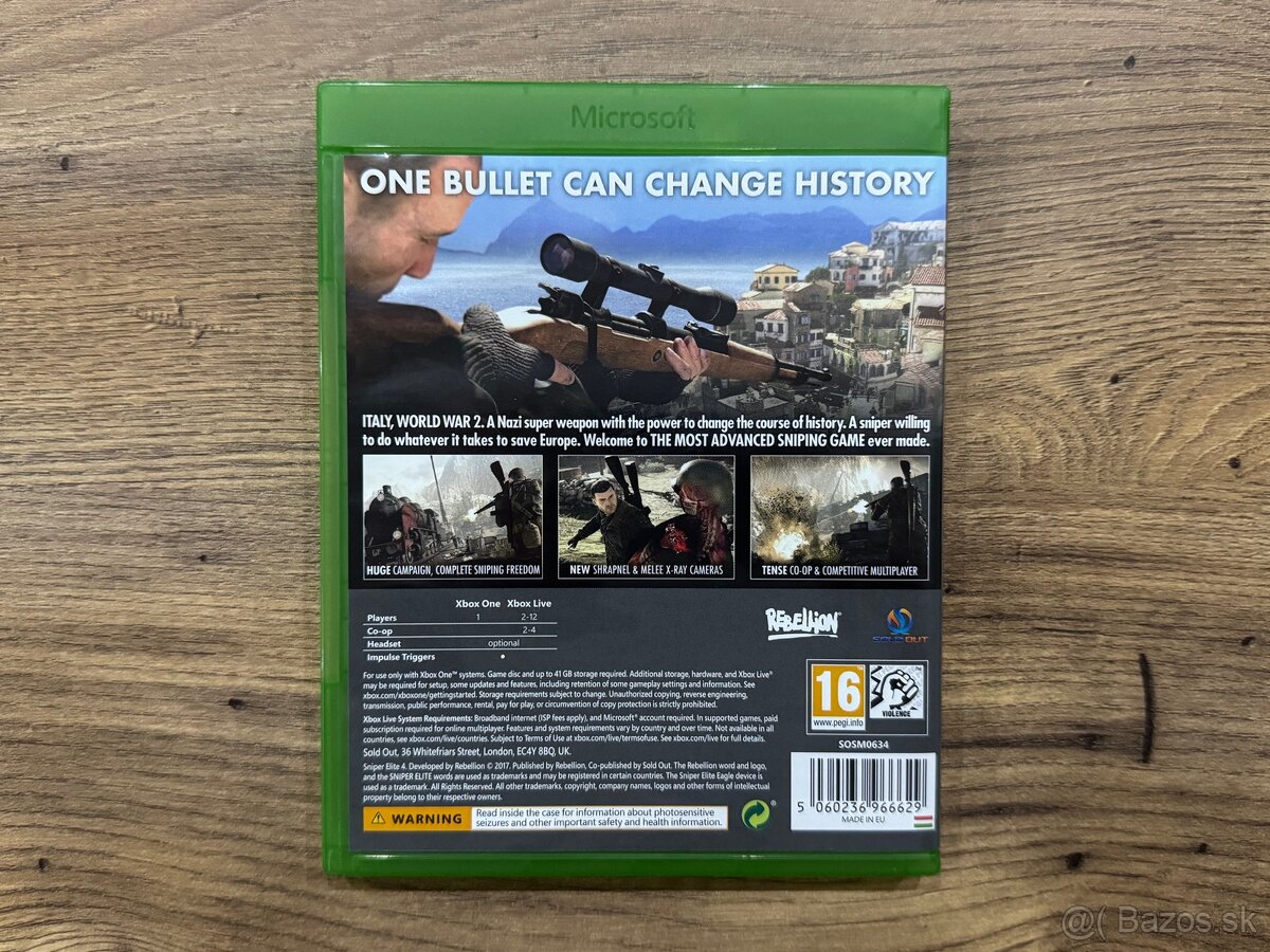 Hra XBOX ONE - Sniper Elite 4 - 2