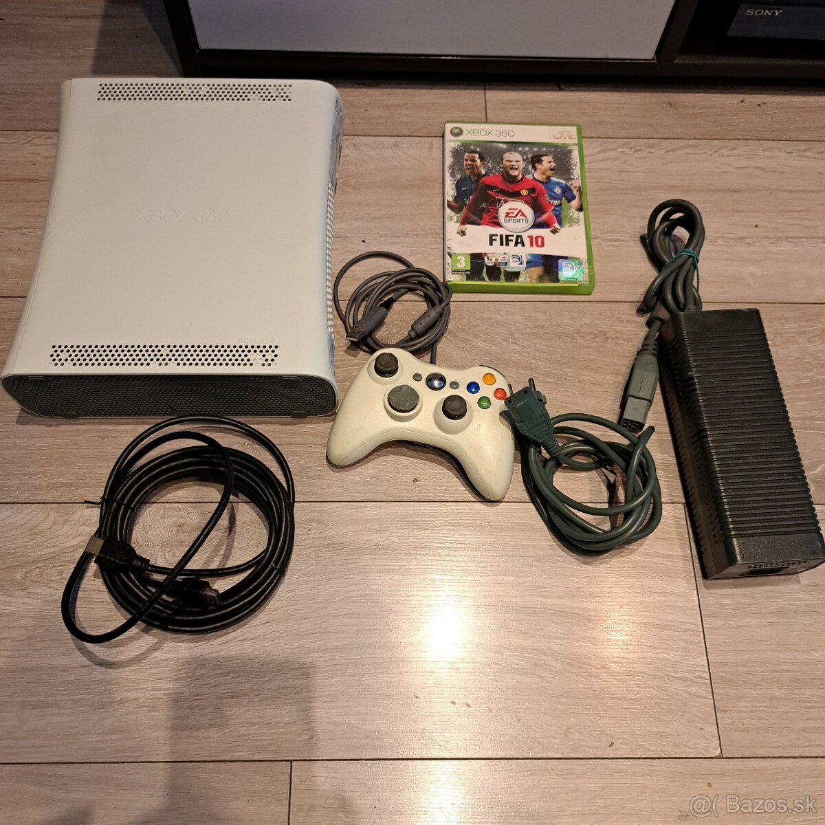 Xbox 360 White funkčný s USB joystickom a HDMI káblom - 2