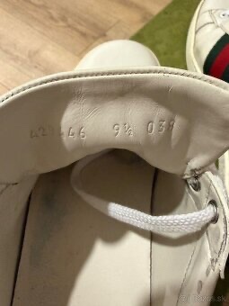 Gucci Men's Ace sneaker white bee. - 2