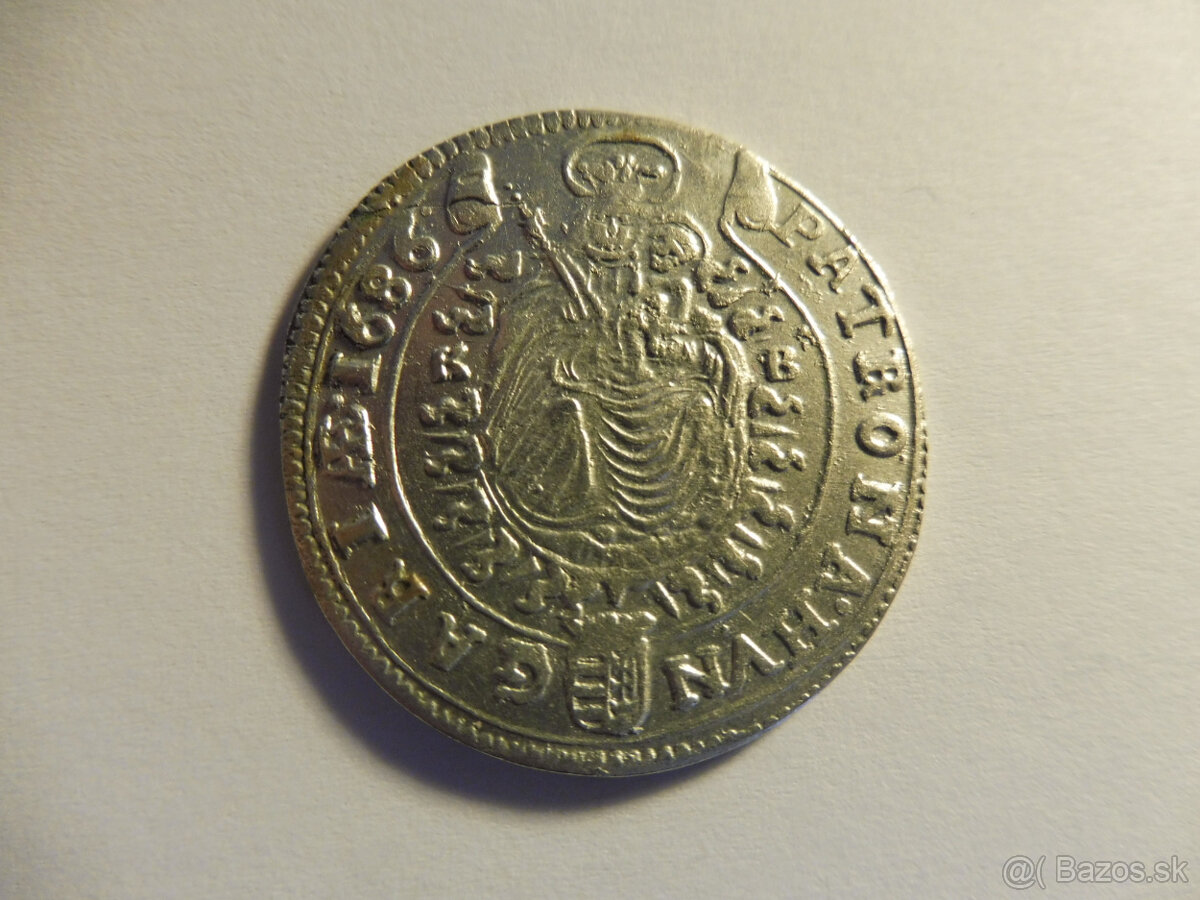 XV. grajciar Leopold I. 1686 KB - 2