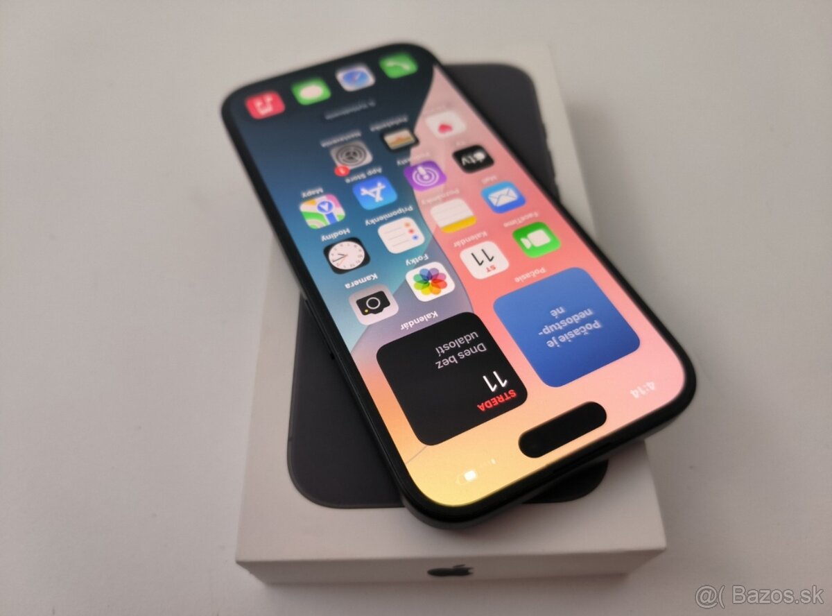 apple iphone 16 128gb Midnight / Batéria 95% - 2