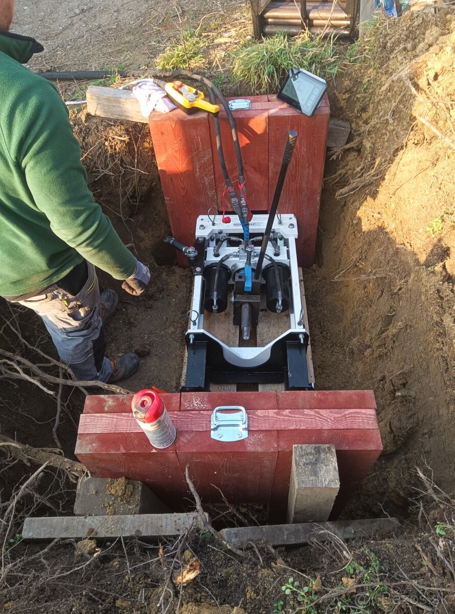 Riadené pretlaky, Pretláčanie pod cestou, krtkovanie - 2