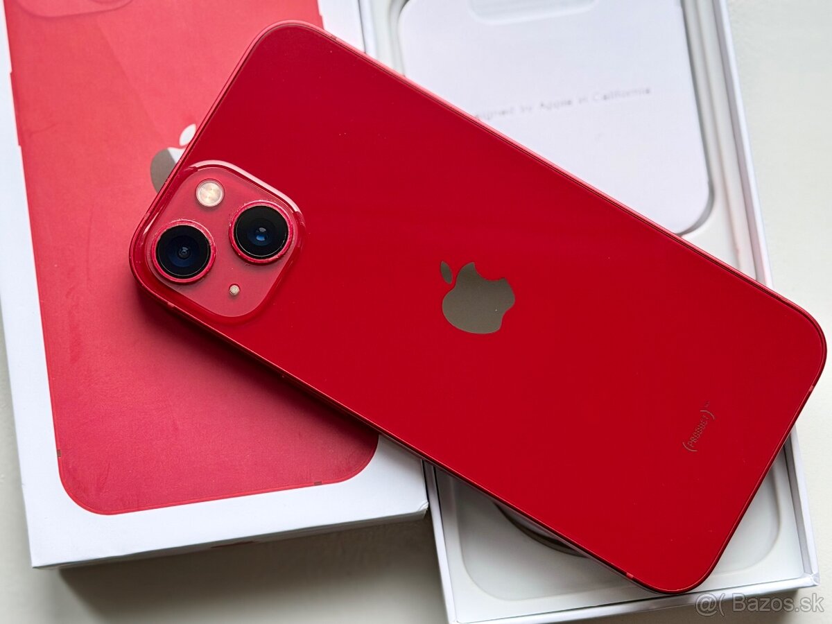 iPhone 13 Red BATERIE 100% TOP - 2