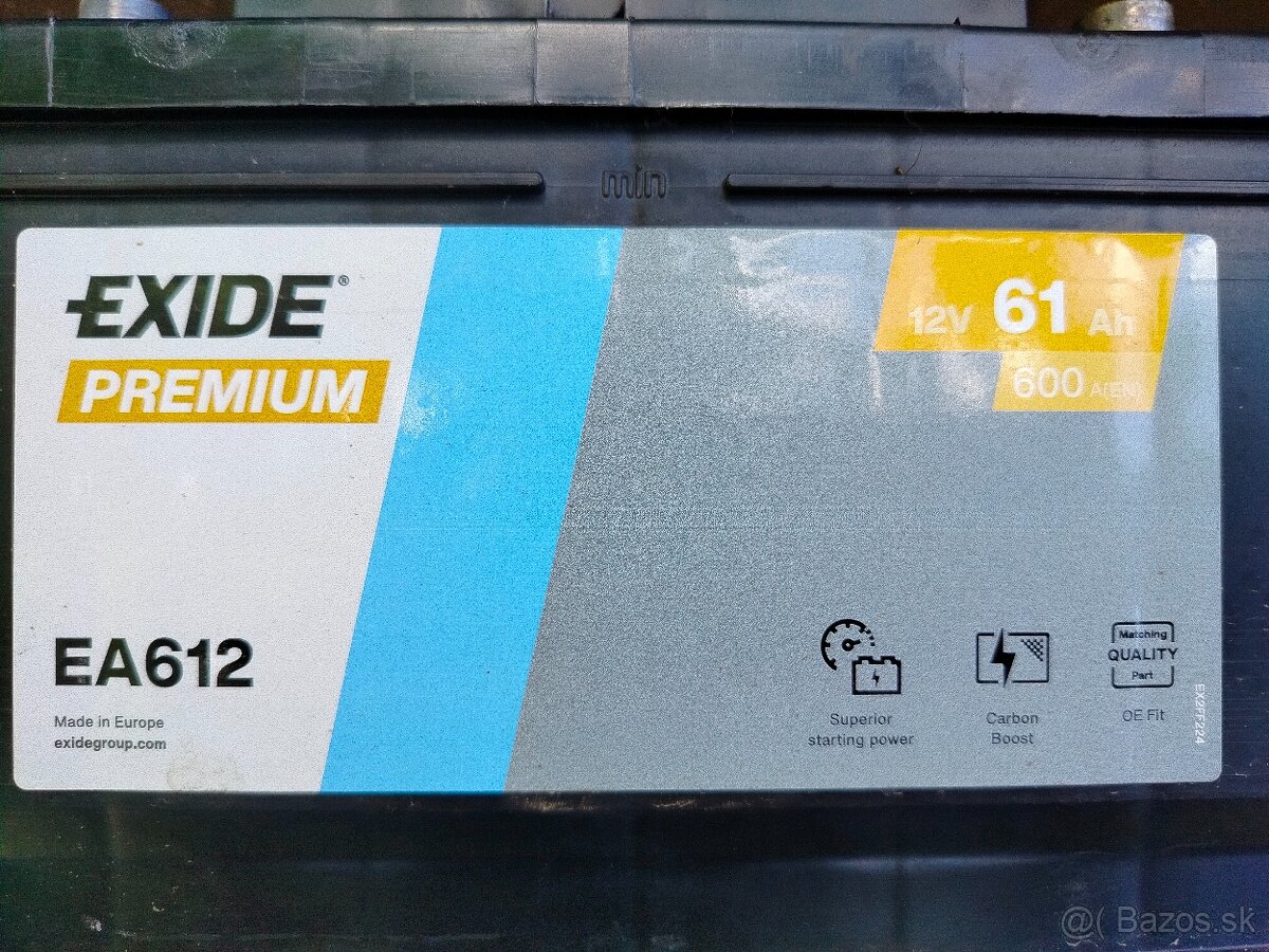 Autobatéria EXIDE Premium 61 Ah - 2