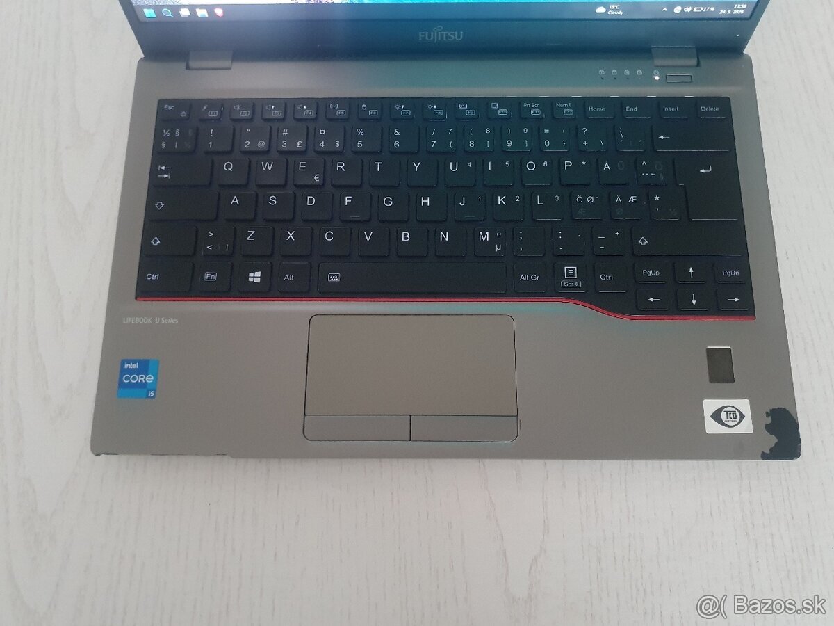 14" notebook Fujitsu Lifebook U7411 / 8GB/256GB Dobrý stav - 2