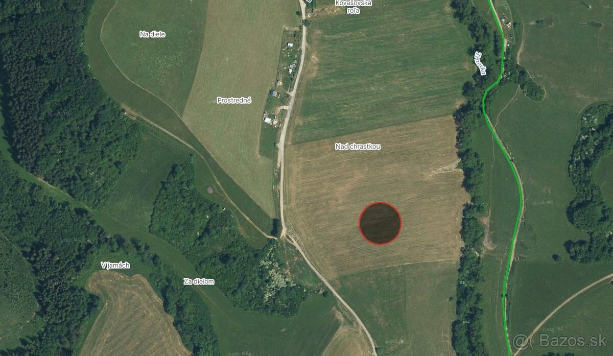 Pozemok Trnové - 1609m2 - 2