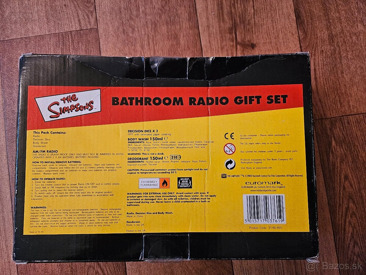 Simpsons kúpeľňový set - 2