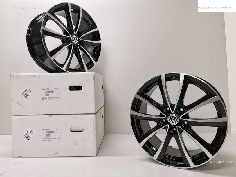 Vw Golf, Caddy alu disky 8X19 ET45 5X112 1237 - 2