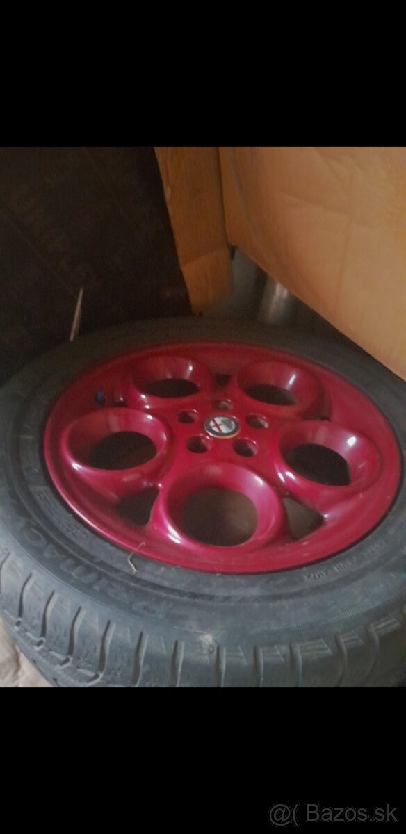 DISKY 5x98 ORIGINÁL ALFA ROMEO SPIDER R16 2SADY AJ R18 5X98 - 2