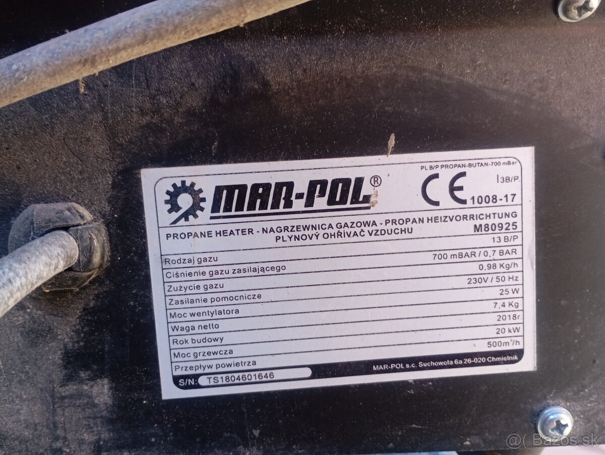 Plynový ohrievač - 2