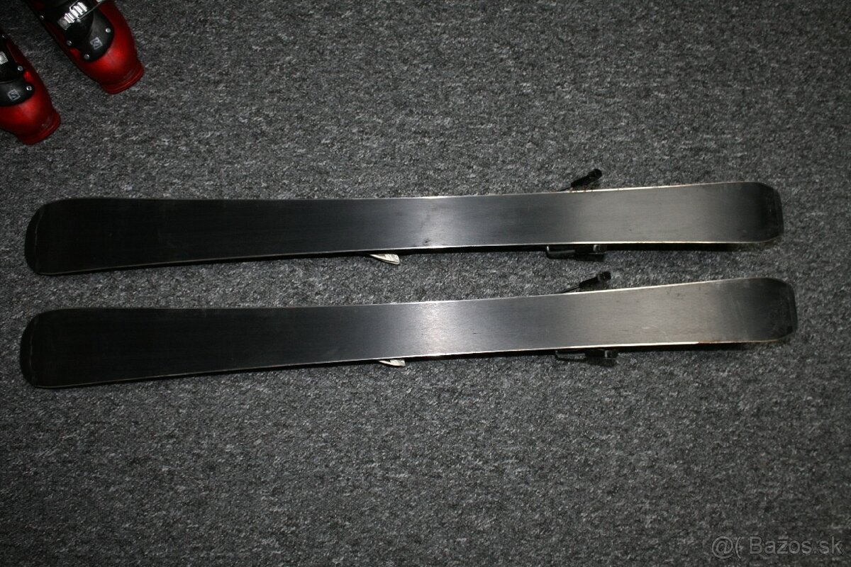 detské lyže dynamic 100 cm , lyžaky salomon - 2