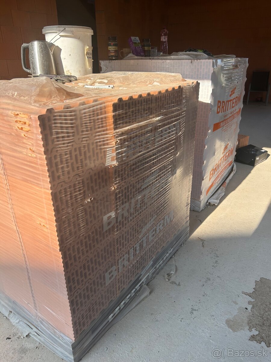 Brusene palene tehly na predaj, zostatok z RD - 2