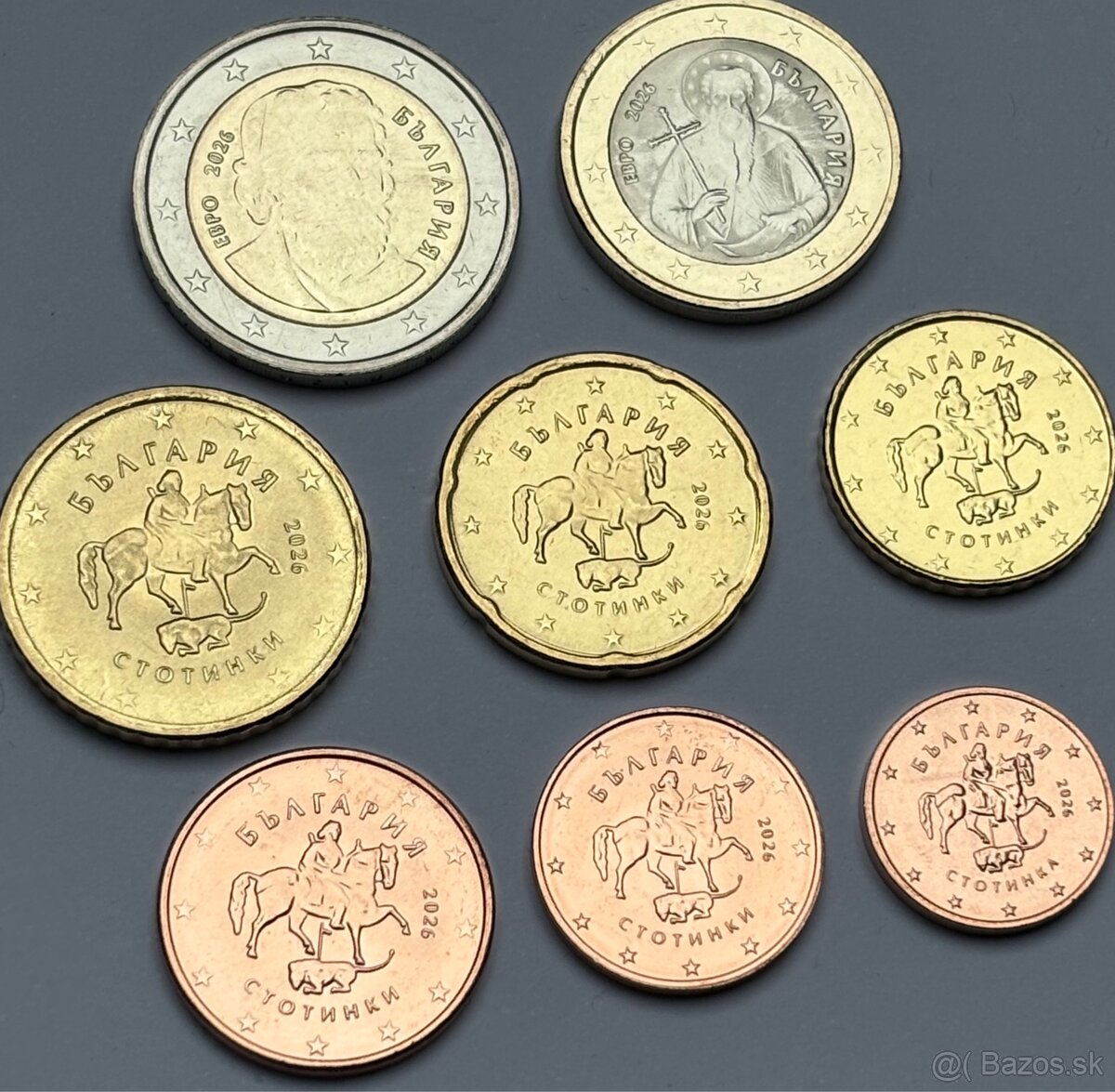 Sada eurominci Bulharsko 2026 - ihned k odberu - 2