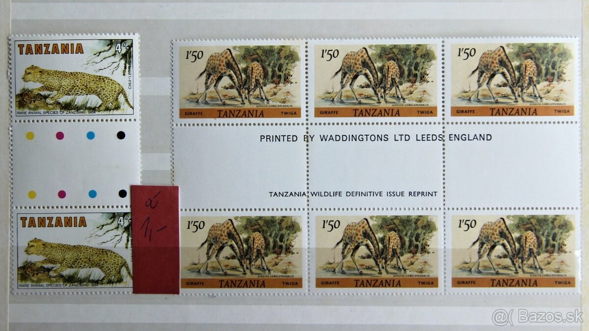 Známky - fauna Tanzánia - 2