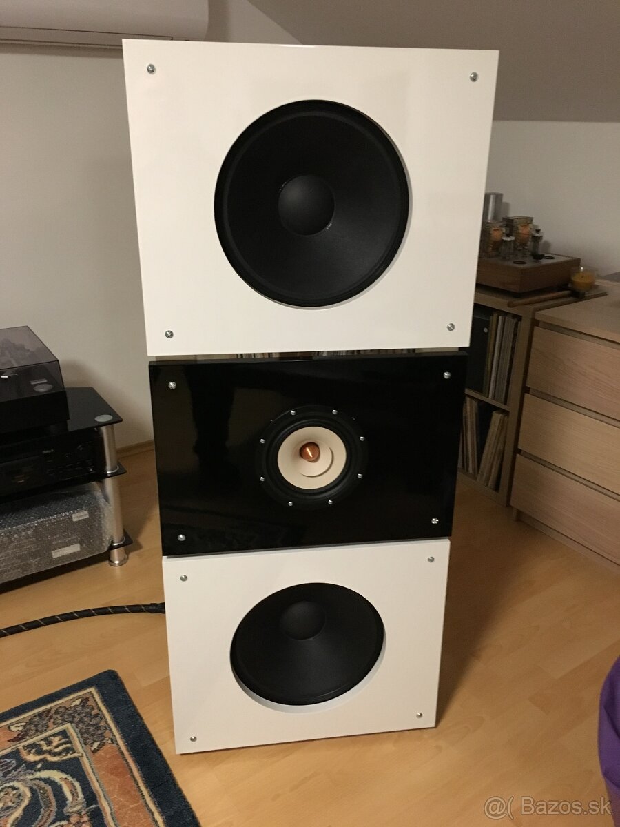 Predám robené reproduktory OPEN BAFFLE 15 TRIO - 2